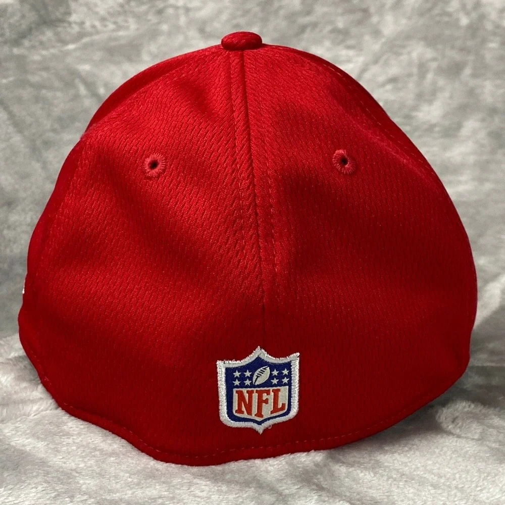 NewEra San Francisco 49ers Hat Men M/L Scarlet Red 39THIRTY NFL Stretch-Fit 2023